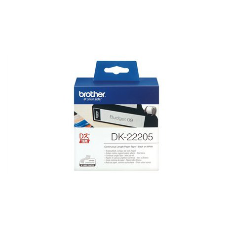 Brother | DK-22205 | Thermal paper | Thermal | Black on white | Roll (6.2 cm x 30.5 m) - 2